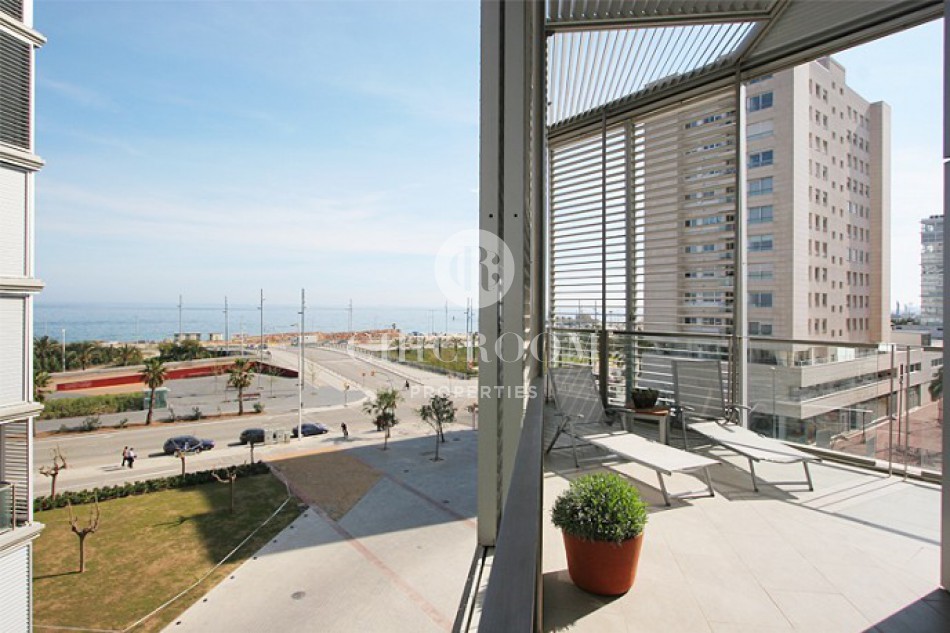4 Bedroom apartment for rent with sea views in Barcelona
