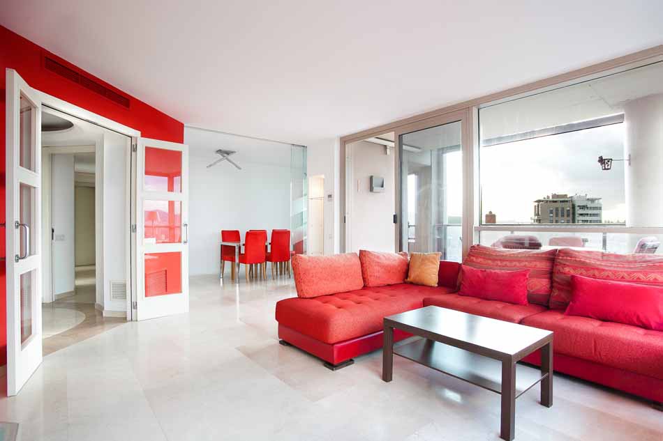 3 Bedroom flat for rent with views Barcelona Diagonal Mar