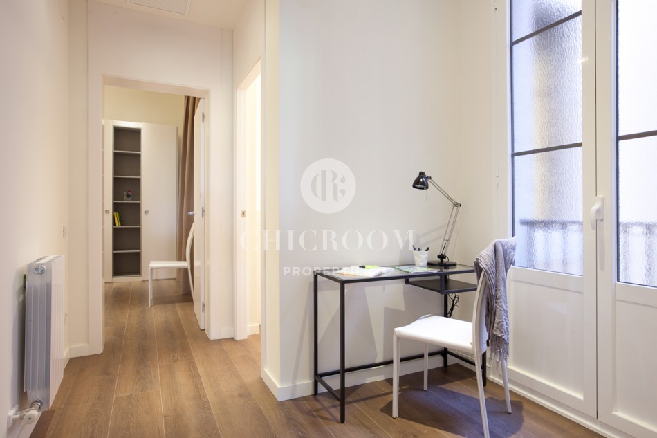 Furnished 3 bedroom apartment mid term rental in Barcelona