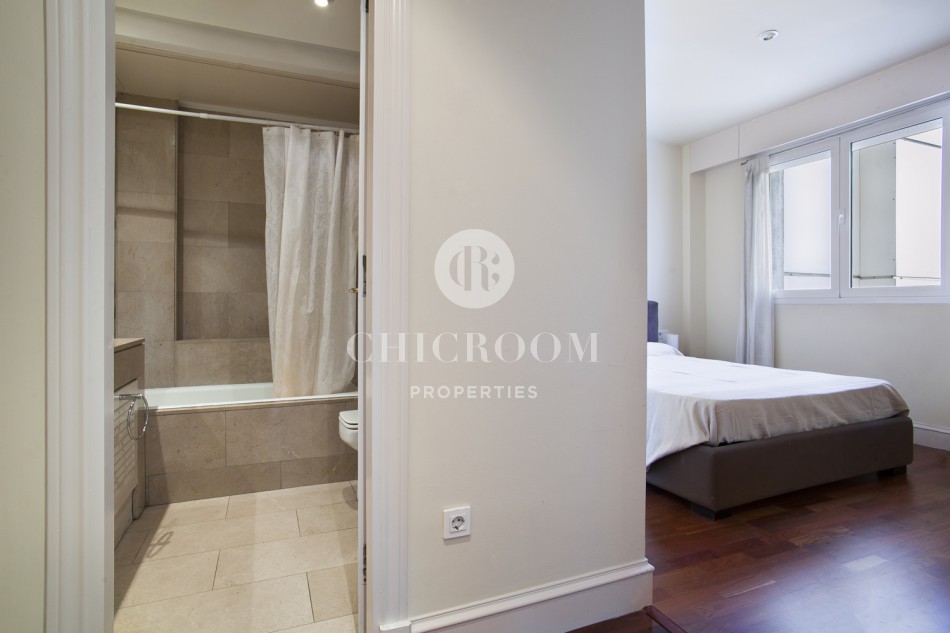 Furnished 1 bedroom flat for rent Paseo de Gracia Barcelona