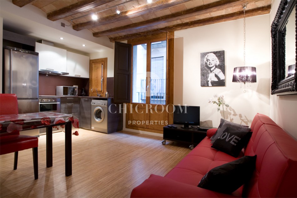Furnished 1 bedroom apartment for sale Barcelona Ciutat Vella