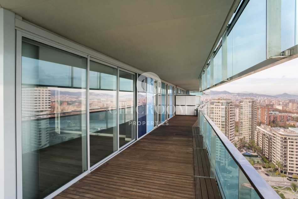3-bedroom flat for rent in Diagonal Mar Barcelona