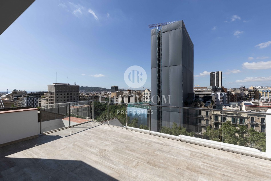 Duplex penthouse for rent on Paseo de Gracia 