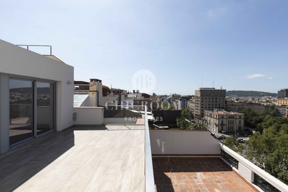 Duplex penthouse for rent on Paseo de Gracia 