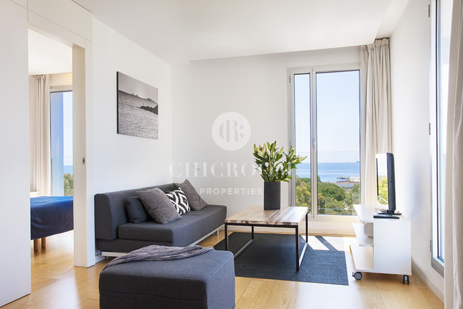 1 bedroom apartment with sea views for rent in Poblenou